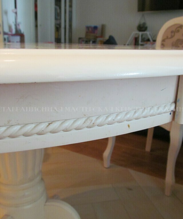 Реставрация современного стола