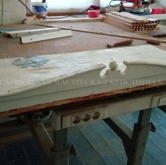 Реставрация буфета из сосны и березовой фанеры