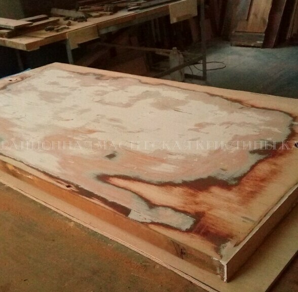 Реставрация буфета из сосны и березовой фанеры