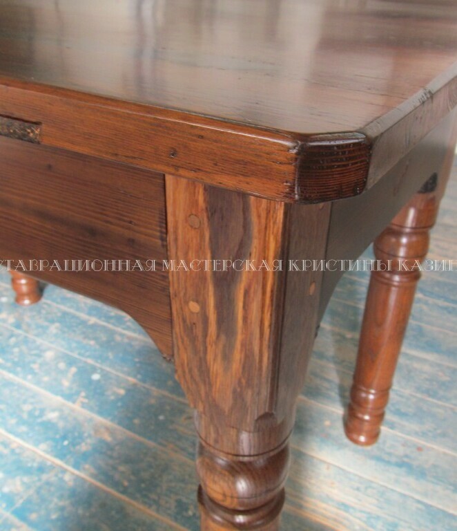Реставрация старого самодельного стола
