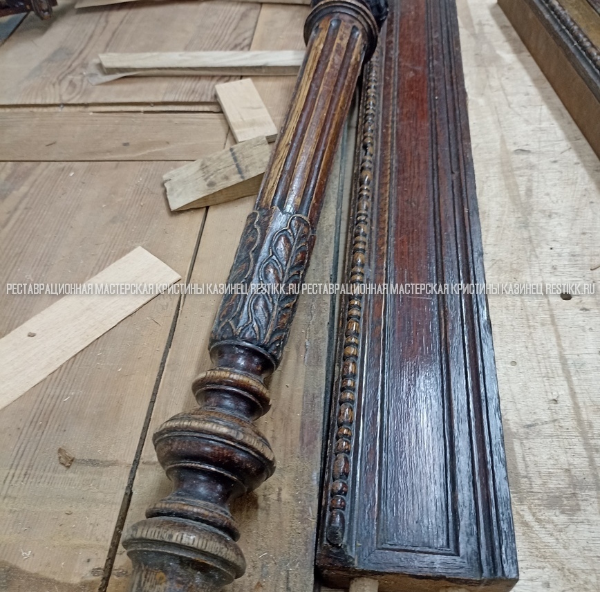 Реставрация ломберного стола