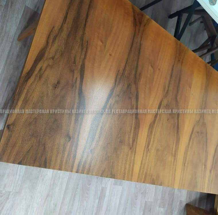 Реставрация полиэфирного стола