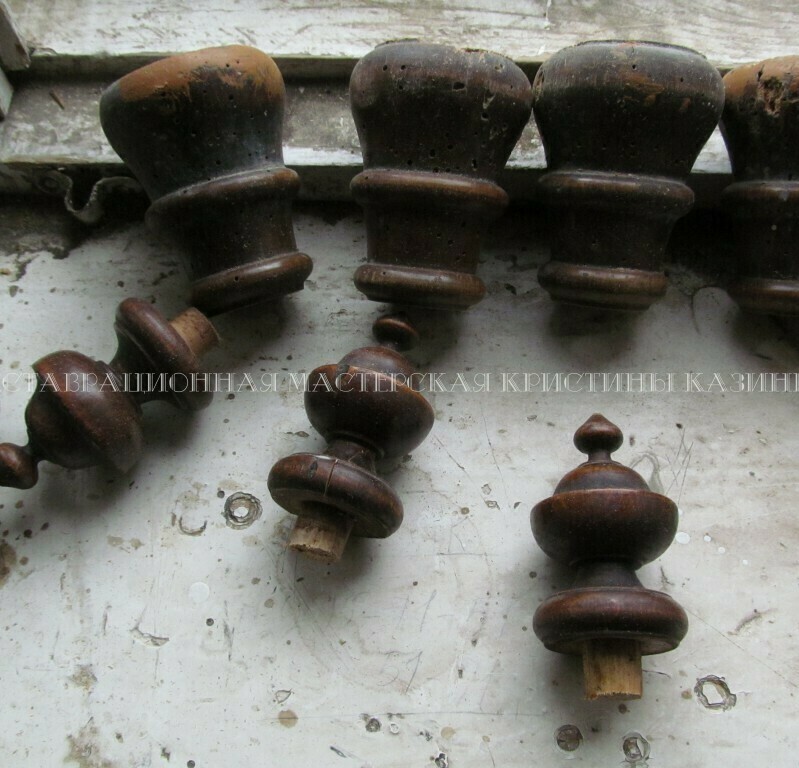 Реставрация старинной этажерки