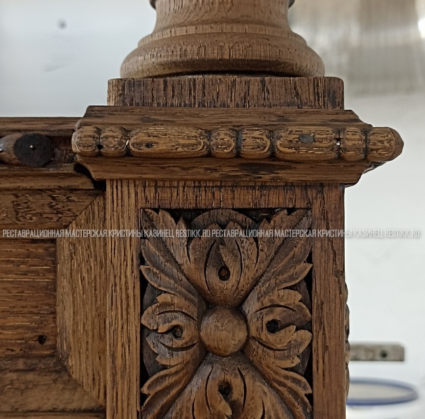 Реставрация ломберного стола