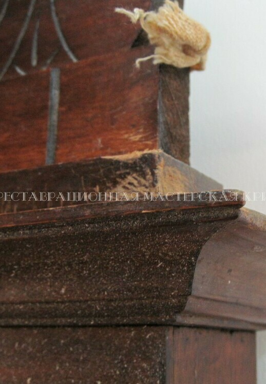 Реставрация деревянной рамы для зеркала