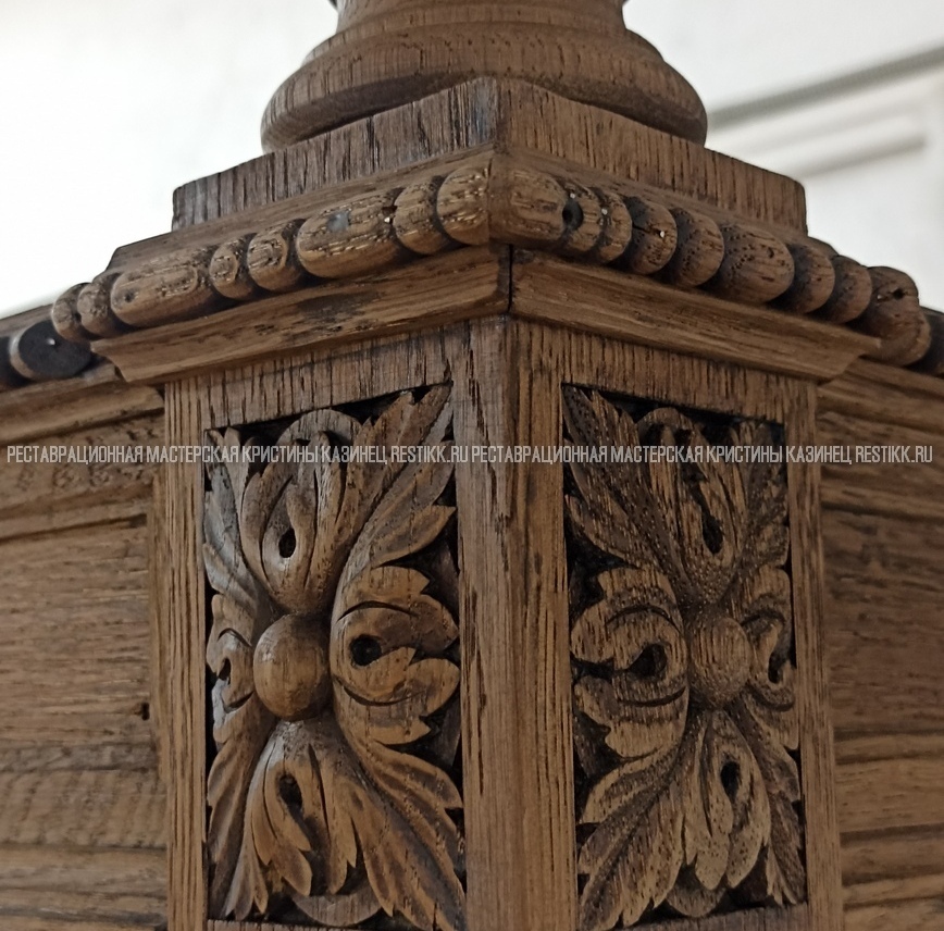 Реставрация ломберного стола