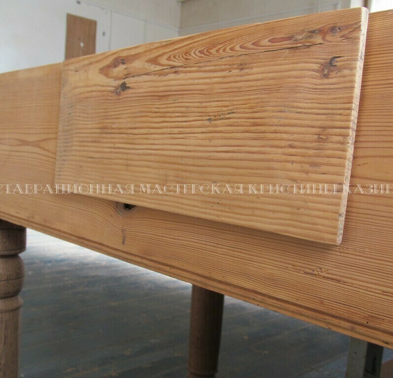 Реставрация старого самодельного стола