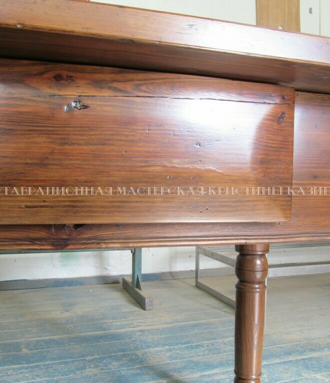 Реставрация старого самодельного стола