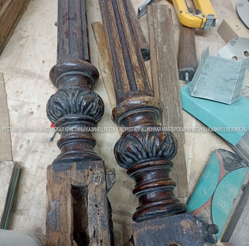 Реставрация ломберного стола