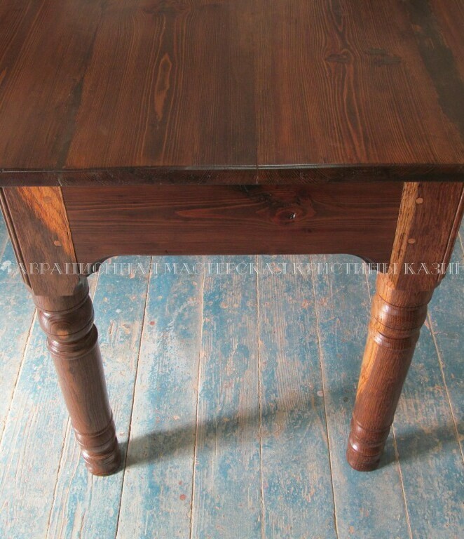 Реставрация старого самодельного стола