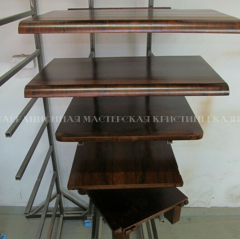 Реставрация тумбы. Шпон ореха