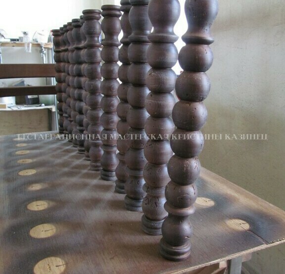 Реставрация старинной этажерки