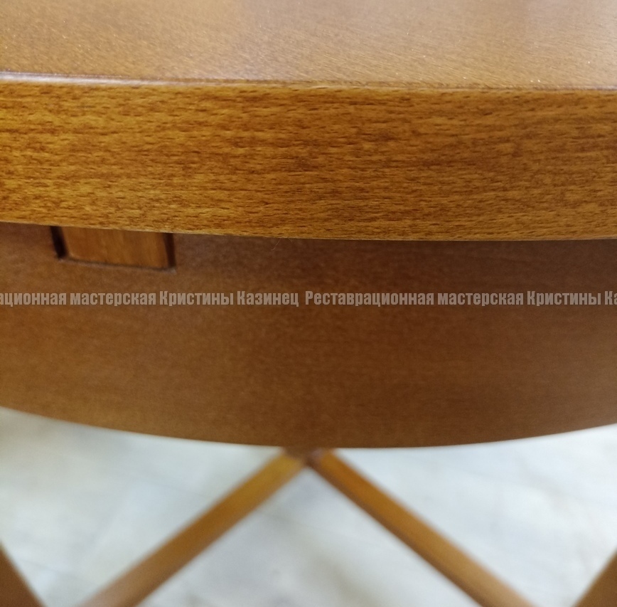 Реставрация советского раскладного стола