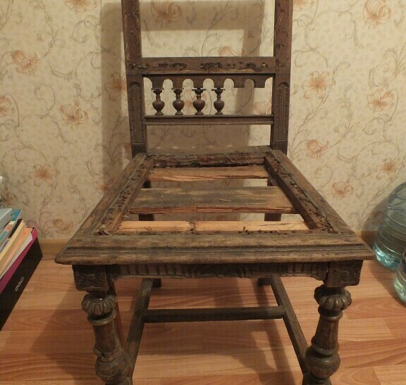 Реставрация старинного стула