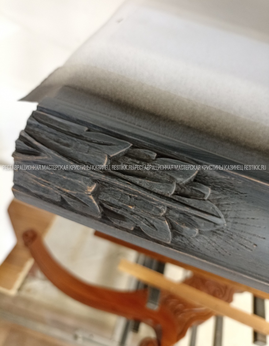 Реставрация тумбы с монтажем умывальника