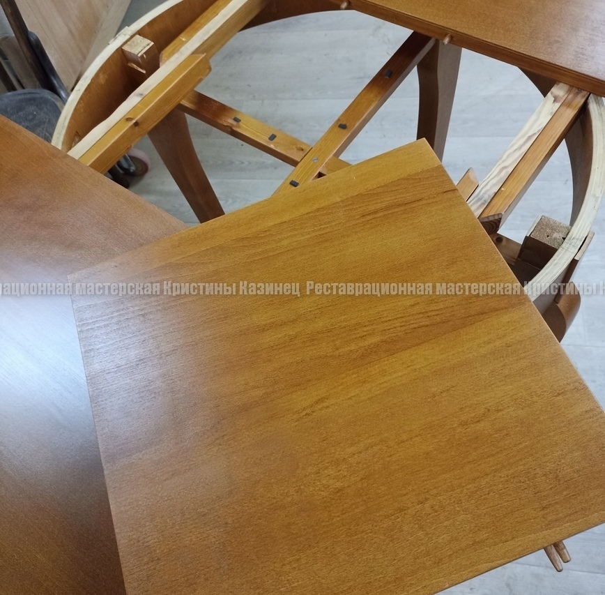 Реставрация советского раскладного стола