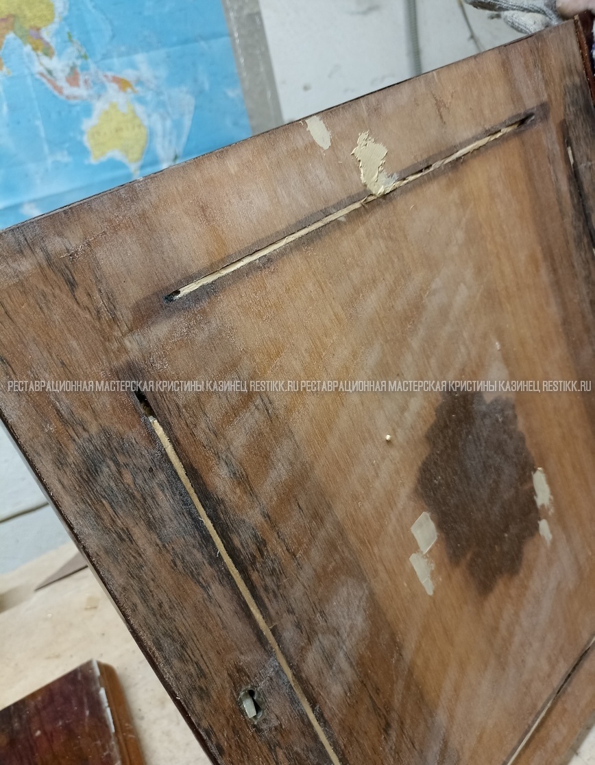 Реставрация тумбы с монтажем умывальника