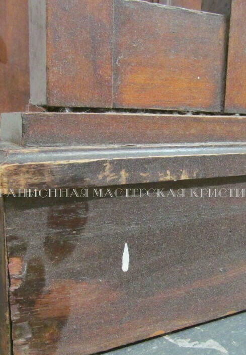 Реставрация деревянной рамы для зеркала