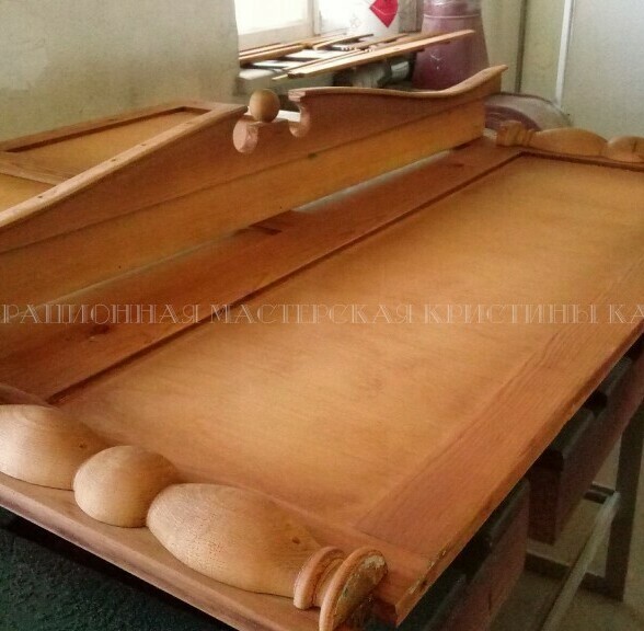 Реставрация буфета из сосны и березовой фанеры