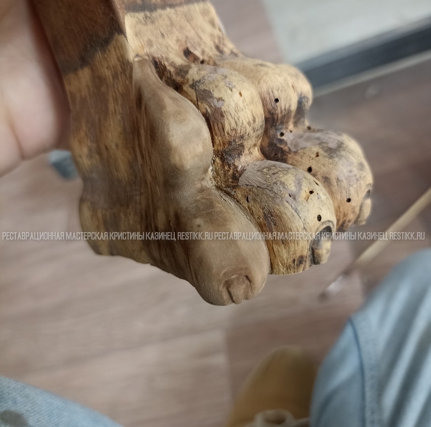Реставрация антикварного столика