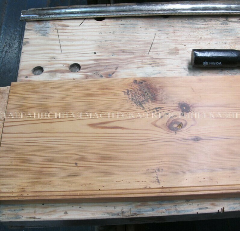 Реставрация старого самодельного стола