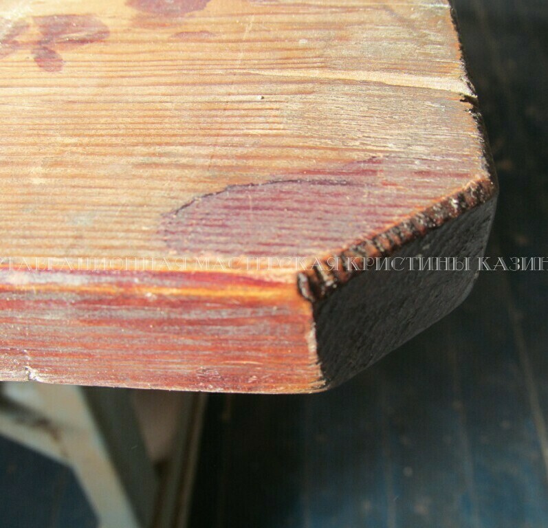 Реставрация старого самодельного стола