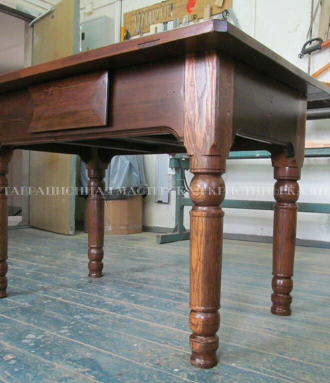 Реставрация старого самодельного стола