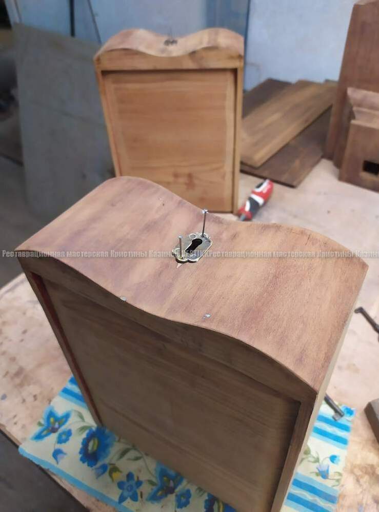 Изготовление фурнитуры для старого ящика