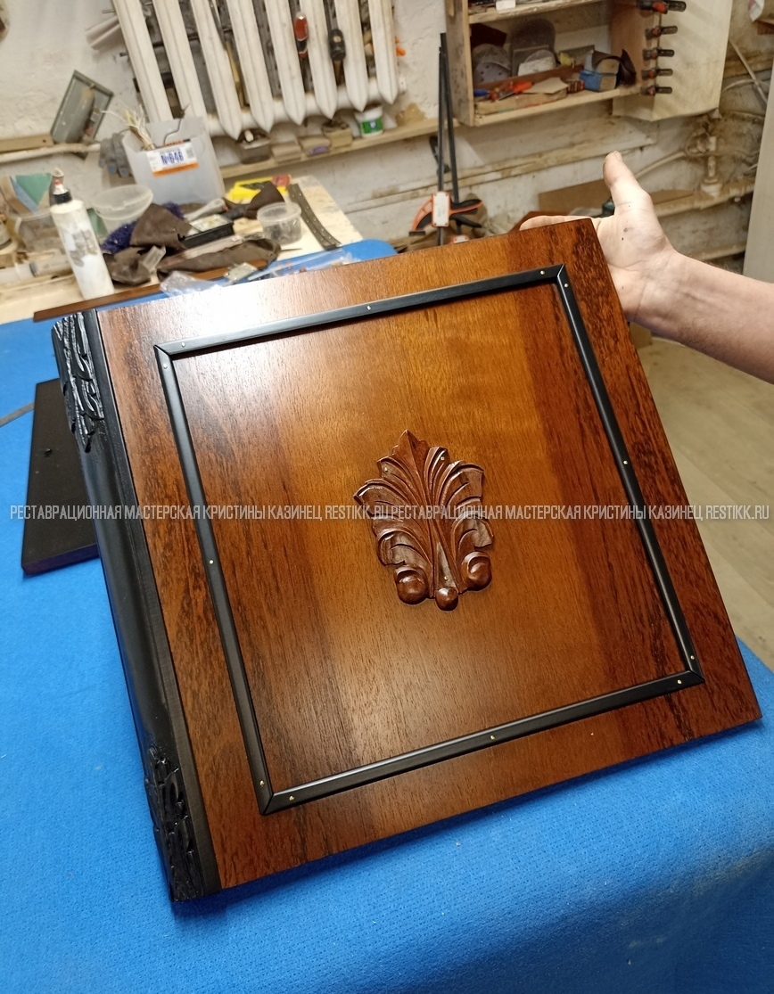 Реставрация тумбы с монтажем умывальника